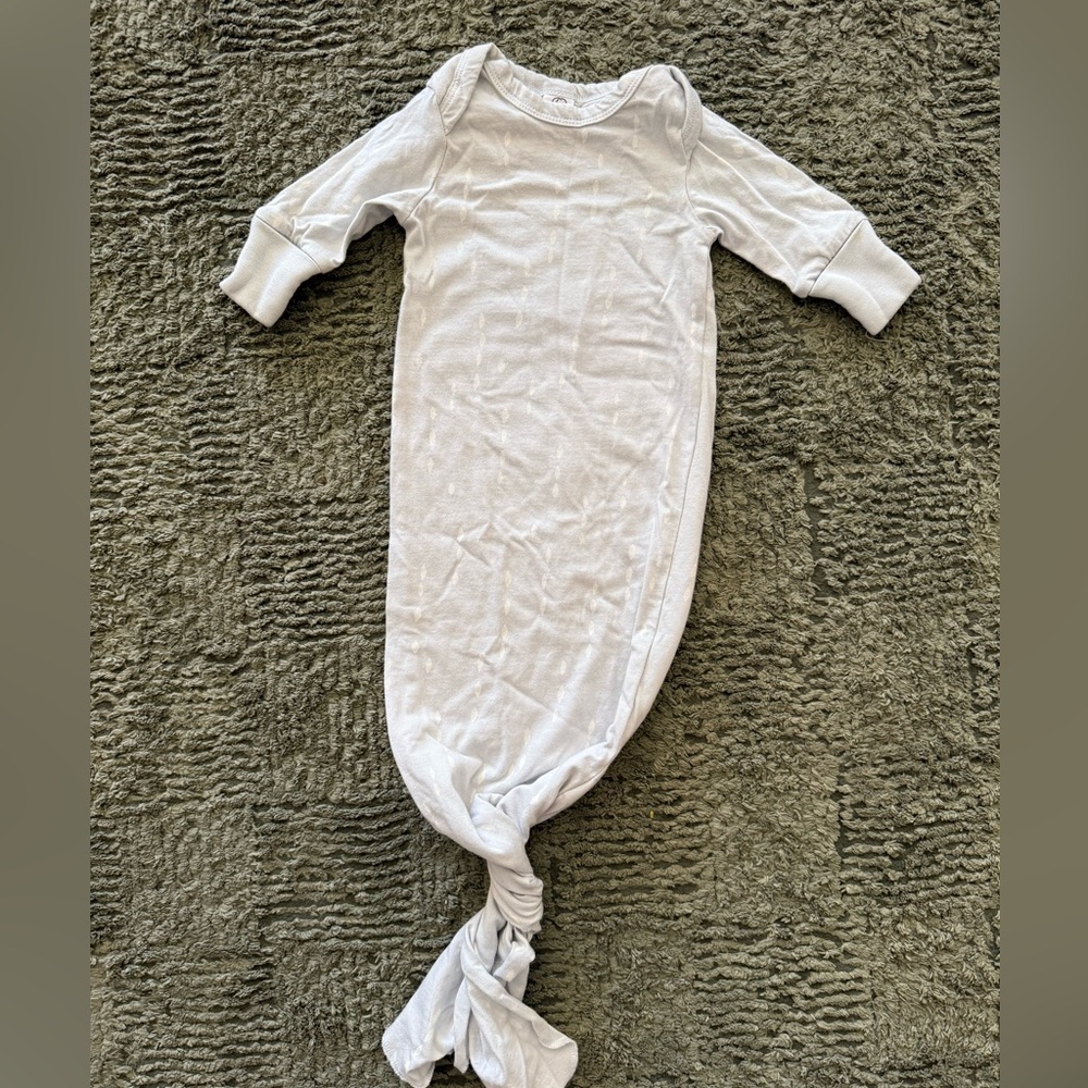 Colored Organics Newborn NB infant gown . Organic cotton. Never worn!